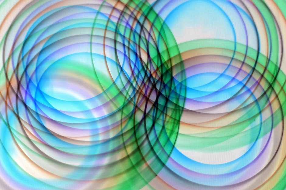 Vibrant abstract image featuring overlapping colorful circles, creating a dynamic and modern visual.
